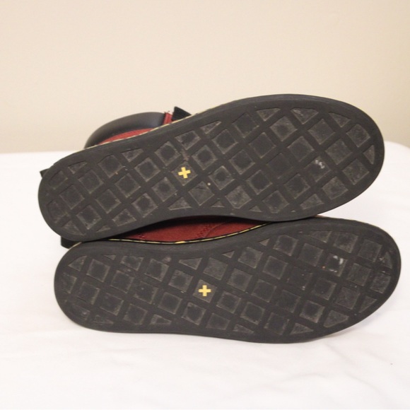 Dr. Martens Red and Black High Top Sneakers Women’s Size 8 - Picture 6 of 6